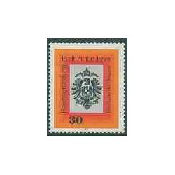 1 عدد تمبر امپراطوری جرمن - جمهوری فدرال آلمان 1971