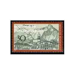 1 عدد تمبر شهر اوبرامرگو - جمهوری فدرال آلمان 1970