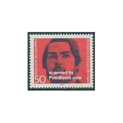 1 عدد تمبر فردریش انگلس - فیلسوف - جمهوری فدرال آلمان 1970