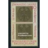 1 عدد تمبر بیستمین سالگرد جمهوری - جمهوری فدرال آلمان 1969