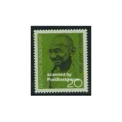 1 عدد تمبر مهاتما گاندی - جمهوری فدرال آلمان 1969