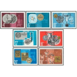 7 عدد  تمبر جوایز به اداره پست شوروی - شوروی 1968