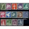 تمبر خارجی -14 عدد تمبر سری پستی - لوازم - جمهوری فدرال آلمان 1975