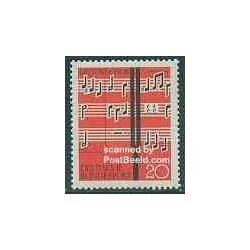 تمبر خارجی - 1 عدد تمبر فستیوال موسیقی - جمهوری فدرال آلمان 1962