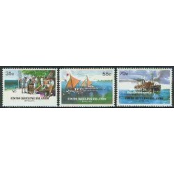 تمبر خارجی - 3 عدد تمبر پست سریع - جزایر کوکوس 1984