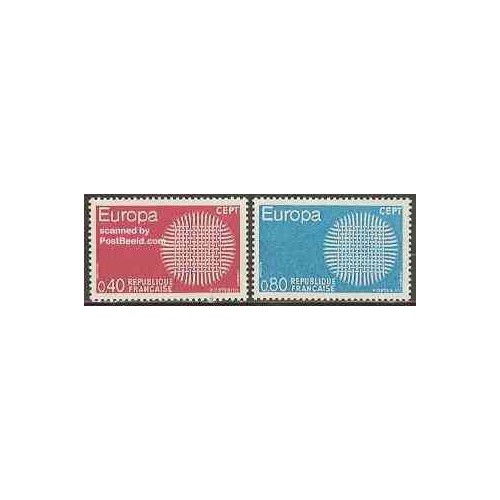 تمبر خارجی - 2 عدد تمبر مشترک اروپا - Europa Cept - فرانسه 1970 تمبر خارجی - 2 عدد تمبر مشترک اروپا - Europa Cept - فرانسه 1970