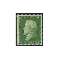 تمبر خارجی - 1 عدد تمبر فرانز هرمان شولز دلیتش - اقتصادان جمهوری فدرال آلمان 1958