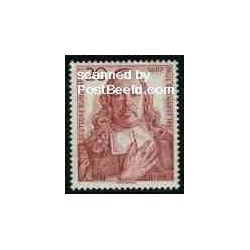 تمبر خارجی - 1 عدد تمبر پائول گرهارد - نویسنده سرود - جمهوری فدرال آلمان 1957