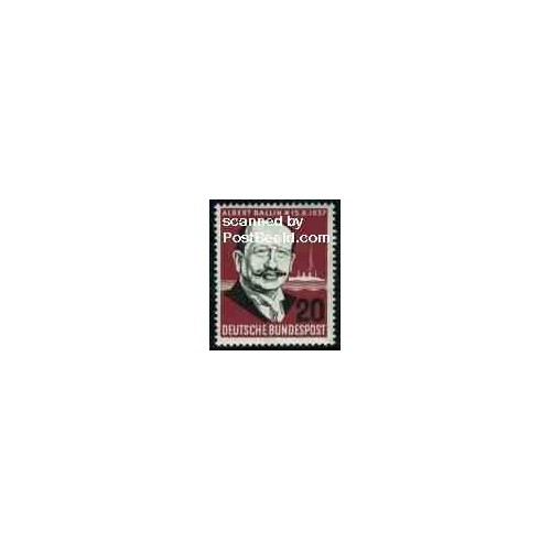 تمبر خارجی - 1 عدد تمبر آلبرت بالین - حمل و نقل - جمهوری فدرال آلمان 1957