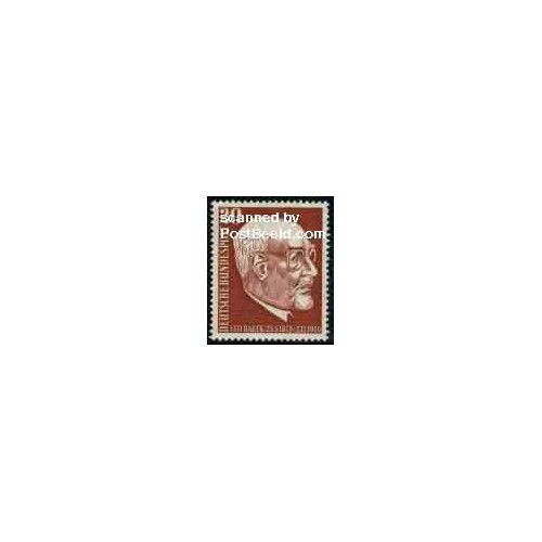 تمبر خارجی - 1 عدد تمبر لئو بائک - خاخام آلمانی - جمهوری فدرال آلمان 1957
