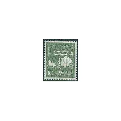تمبر خارجی - 1 عدد تمبر جوزف فون اشندورف - شاعر و رمان نویس - جمهوری فدرال آلمان 1957