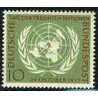 تمبر خارجی - 1 عدد تمبر دهمین سالگرد سازمان ملل - جمهوری فدرال آلمان 1955