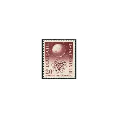 تمبر خارجی - 1 عدد تمبر تحقیقات علمی - جمهوری فدرال آلمان 1955