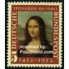 تمبر خارجی - 1 عدد تمبر لئوناردو داوینچی - تابلو مونالیزا - جمهوری فدرال آلمان 1952