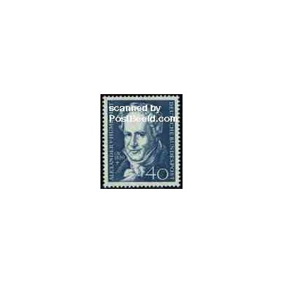 تمبر خارجی - 1 عدد تمبر الکساندر هامبولدت - جغرافیدان - جمهوری فدرال آلمان 1959