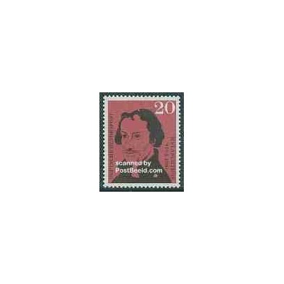 تمبر خارجی - 1 عدد تمبر  فلیپ ملانشتن - فیلسوف - جمهوری فدرال آلمان 1960