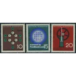 تمبر خارجی - 3 عدد تمبر علم و تکنولوژی - جمهوری فدرال آلمان 1964