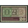 تمبر خارجی - 1 عدد تمبر 125 امین سال تمبر - جمهوری فدرال آلمان 1965