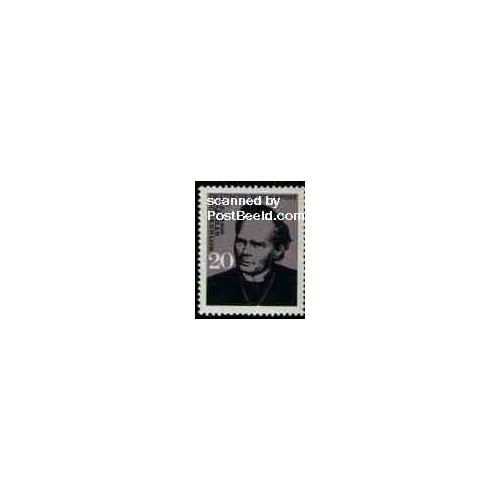 تمبر خارجی - 1 عدد تمبر نیتن زودربلوم - برنده جایزه صلح نوبل - جمهوری فدرال آلمان 1966