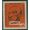 تمبر خارجی - 1 عدد تمبر کنراد آدناور - اولین صدر اعظم آلمان - جمهوری فدرال آلمان 1968