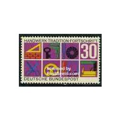 تمبر خارجی - 1 عدد تمبر صنایع دستی - جمهوری فدرال آلمان 1968