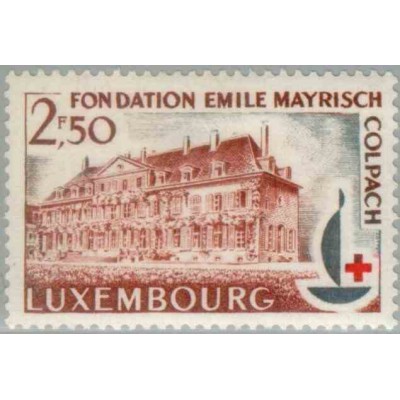 1 عدد تمبر صدمین سالگرد صلیب سرخ بین المللی  - لوگزامبورگ 1963