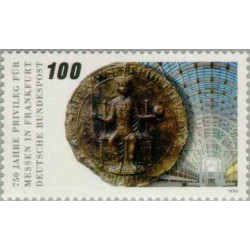 1 عدد تمبر 750مین سال امتیاز نمایشگاه فرانکفورت - جمهوری فدرال آلمان 1990