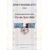برگه اولین روز انتشار تمبر های ورزشی - جمهوری فدرال آلمان 1983
