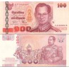 اسکناس 100 بات - تایلند 2005
