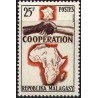 1 عدد تمبر سال همکاری بین المللی - ماداگاسکار 1964