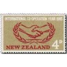 1 عدد تمبر سال همکاری بین المللی - نیوزلند 1965
