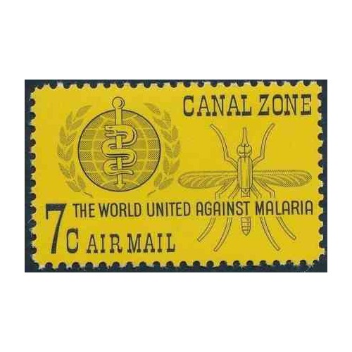 1 عدد تمبر  ریشه کنی مالاریا -  پاناما 1962 - ناحیه کانال 1962