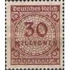 1 عدد تمبر سری پستی -سورشارژ 30 میلیون مارک - رایش آلمان 1923 با شارنیه
