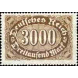 1 عدد تمبر سری پستی - 3000 مارک - رایش آلمان 1922 با شارنیه