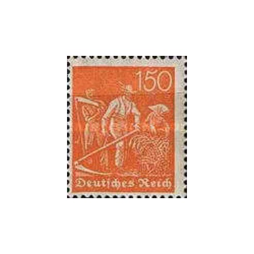 1 عدد تمبر سری پستی - 150 مارک - رایش آلمان 1921