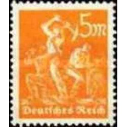 1 عدد تمبر سری پستی - 5 میلیون مارک - رایش آلمان 1922 با شارنیه