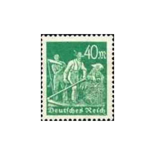 1 عدد تمبر سری پستی - 40 میلیون مارک - رایش آلمان 1922 با شارنیه