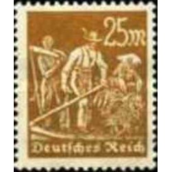 1 عدد تمبر سری پستی - 25 میلیون مارک - رایش آلمان 1922 با شارنیه