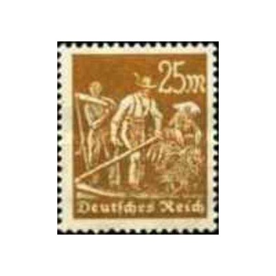 1 عدد تمبر سری پستی - 25 میلیون مارک - رایش آلمان 1922 با شارنیه