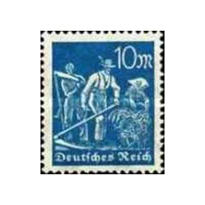 1 عدد تمبر سری پستی - 10 میلیون مارک - رایش آلمان 1922 با شارنیه