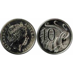 سکه 10 سنت - نیکل مس - استرالیا 2013 غیر بانکی