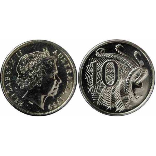 سکه 10 سنت - نیکل مس - استرالیا 2013 غیر بانکی