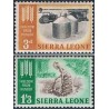 2 عدد تمبر نجات از گرسنگی - سیرالئون 1963
