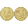 سکه 20 سنت - نیکل برنج - قبرس 1985 غیر بانکی