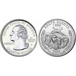 سکه کوارتر - ایالت داکوتای جنوبی - آمریکا 2006 غیر بانکی