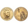 سکه 1 دلار یادبودویلیام جیمز مونرو - 5مین رئیس جمهوری - آمریکا 2008