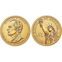 سکه 1 دلار یادبود ریچارد نیکسون - 37مین رئیس جمهوری - آمریکا 2016