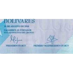 اسکناس 10000 بولیوار - ونزوئلا 2016