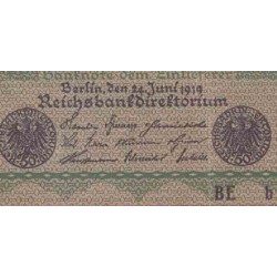 اسکناس 50 رایش مارک -رایش آلمان 1919 - چاپ اتریش - Reihe 2 - کیفیت مطابق عکس 