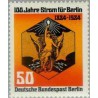 1 عدد تمبر صدمین سال الکتریسیته - برلین آلمان 1984 
